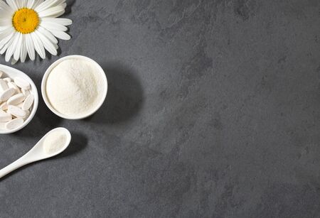 Collagen protein powder - Hydrolyzed.の写真素材