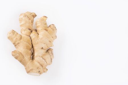 Fresh ginger root - Zingiber officinaleの写真素材