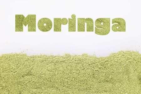 Moringa powder - Moringa oleiferaの写真素材