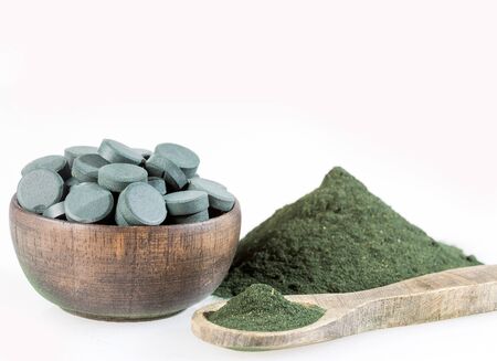 High quality concentrated protein spirulinaの写真素材