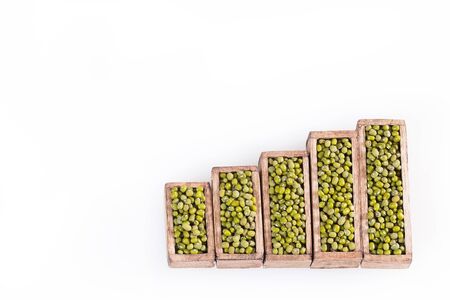 Mung beans, Statistical figure - Vigna radiataの写真素材