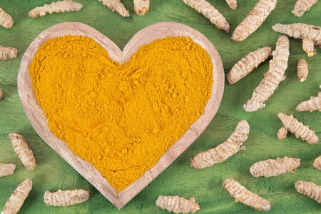 Turmeric spice used in alternative medicine - Curcuma longaの写真素材