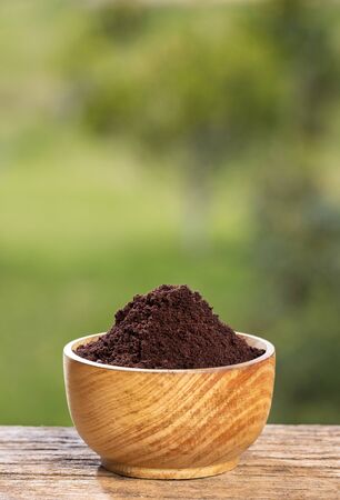 Organic Amazon Acai Berry Powder - Euterpe oleraceaの写真素材