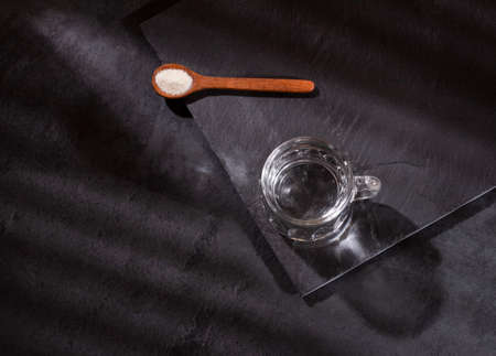 Collagen protein powder to mix with water - Hydrolyzed.の写真素材