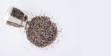 Papaver somniferum - Organic poppy seedsの写真素材