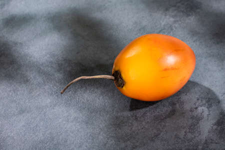 Organic exotic fruit tamarillo - Solanum betaceumの写真素材