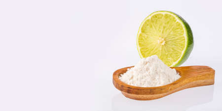 Ecological natural cleaners. Baking soda and lemon
