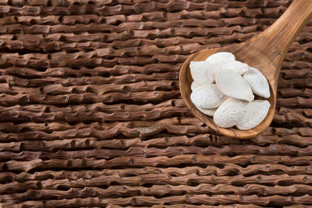 Organic white pumpkin seeds - Cucurbita maxima