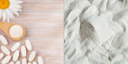 The hydrolyzed collagen mainly provides the elasticity of your skin