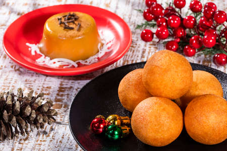 Colombian buÃ±uelos, cheese balls and corn flour