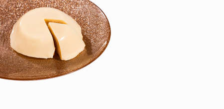 Colombian dessert natilla traditionally served during Christmas