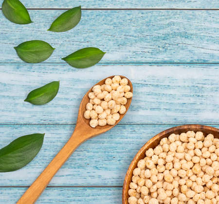 Organic popping Quinoa - Chenopodium quinoa. Healthy foodの写真素材