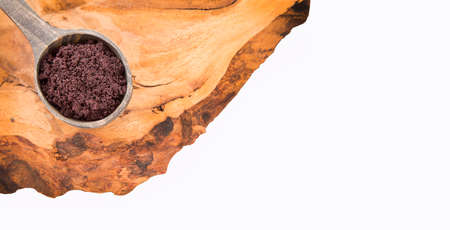 Amazon acai berry powder - Euterpe oleraceaの写真素材