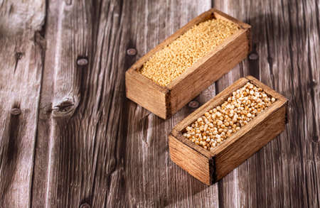 Amaranthus - Popped amaranth, gluten free high protein cerealの写真素材