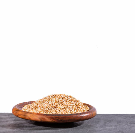 Amaranthus - Popped amaranth, gluten free high protein cerealの写真素材