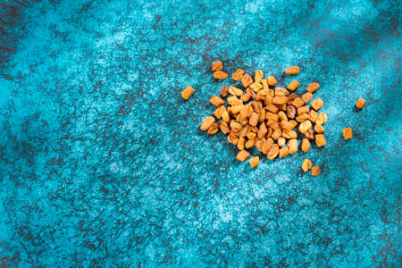 fenugreek medicinal herb of Mediterranean origin widely used therapeutically for weight lossの写真素材