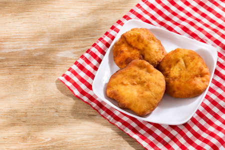 Delicious venezuelan pastelitos - Traditional andean foodの写真素材