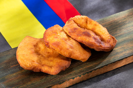 Venezuelan wheat flour pastelitos - Traditional andean foodの写真素材