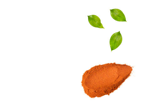 Capsicum annuum - Organic red paprika powderの写真素材