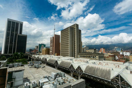 Medellin, Antioquia. Colombia - October 06, 2021. MedellÃ­n is the capital of the mountainous province of Antioquia in Colombia.のeditorial素材