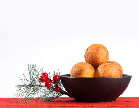 BuÃ±uelos, Colombian christmas cuisine - Deep fried cheese bread.の写真素材