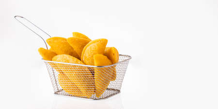 Fried empanadas, typical Colombian food - Delicious recipe