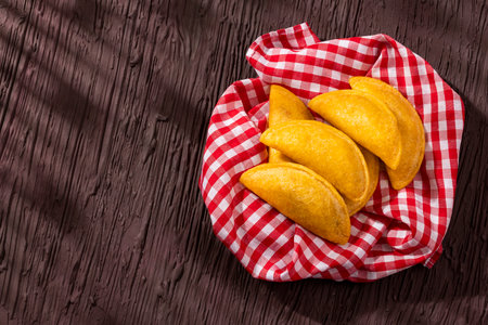 Fried empanadas, typical Colombian food - Delicious recipe