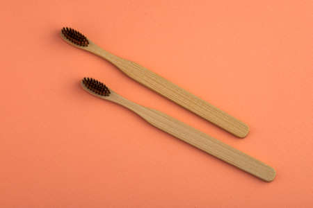 Ecological toothbrushes. Sustainable lifestyle concept - Bambusoideae