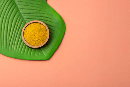 Curry mix of spices typical of Indian cuisineの写真素材