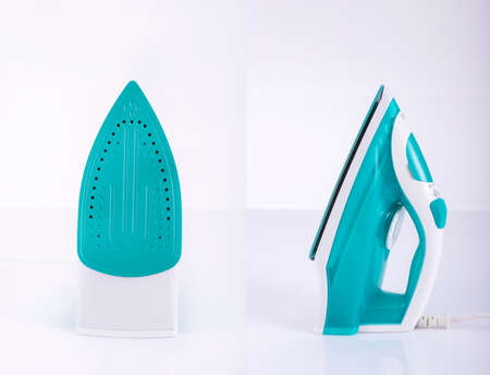 Modern electric clothes iron - Practical household appliance