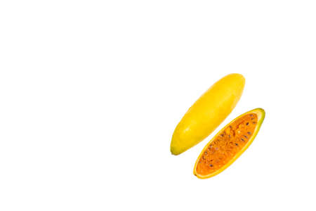 Organic ripe fresh curuba - Passiflora tripartita