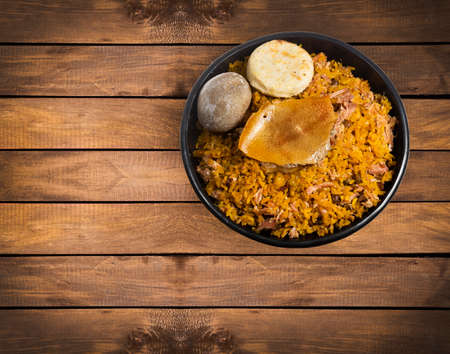 Suckling pig typical Colombian dish - Gastronomic delight of Tolima and Huilaの写真素材