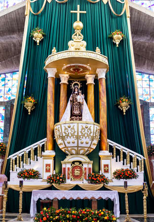 Procession of the Virgen del Carmen - Religious image of the Catholic Churchの写真素材