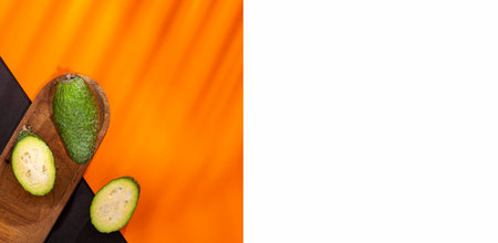 Acca sellowiana - Organic sweet tropical feijoaの写真素材