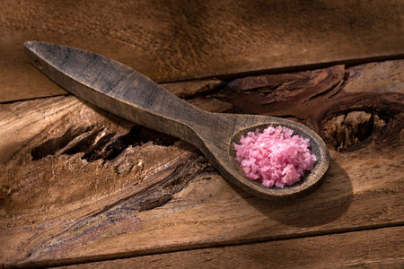 Red wine salt - Condiment to aromatize and season foodの写真素材