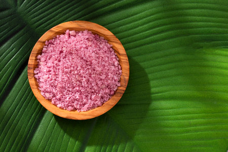 Red wine salt - Condiment to aromatize and season foodの写真素材