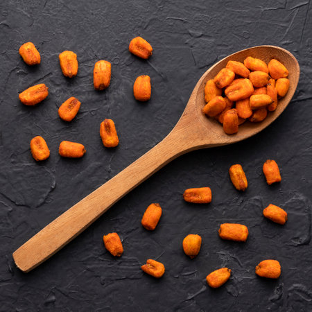 Crisp roasted chili corn - Zea maysの写真素材