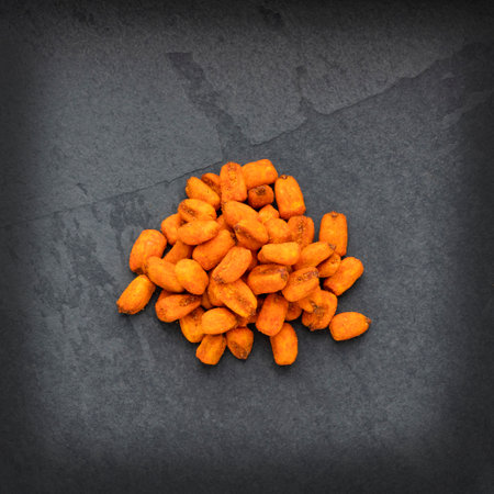 Crunchy salty chili corn - Zea mays