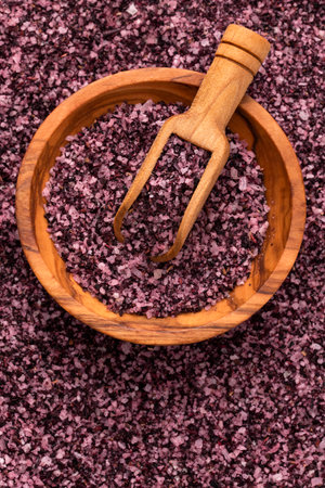 Hibiscus salt crystals - Seasoning for flavoring and seasoning foodの写真素材