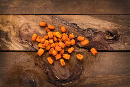 Crisp roasted chili corn - Zea mays