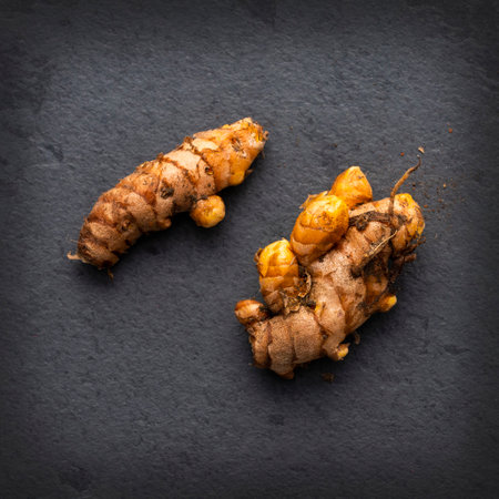 Organic turmeric spice roots - Curcuma longa