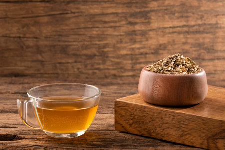 Medicinal fennel hot drink - Foeniculum vulgareの写真素材