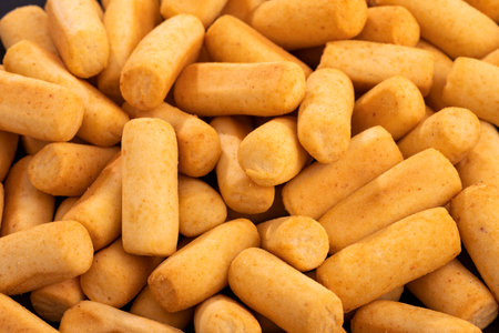 Traditional Colombian snack food achiras of Huila - baked snacksの写真素材