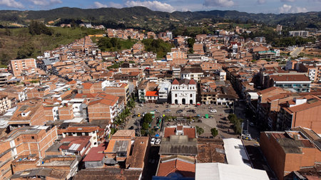The Sanctuary, Antioquia - Colombia. January 20, 2024. Parish of Catholic worship located in the...