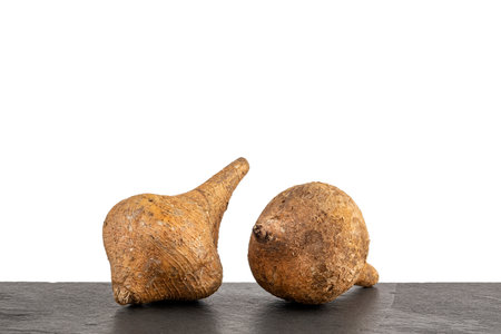 Lepidium meyenii - Peruvian organic maca root.の写真素材