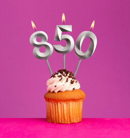 Candle number 850
