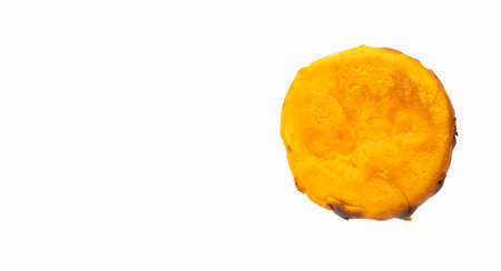 Arepa boyacense with cheese, slightly sweet, crispy on the outside and soft on the inside