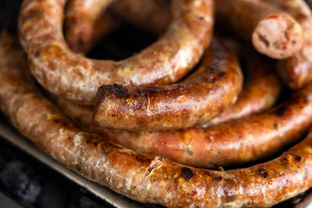 Traditional BoyacÃ¡ Gastronomy - Typical Sutamarchan longanizaの写真素材