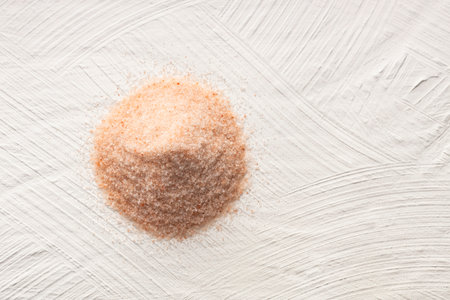 Himalayan pink salt - Lots of salt in pure crystalsの写真素材