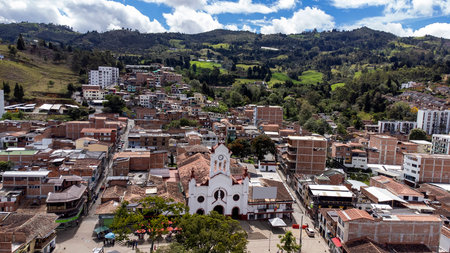 Guarne, Antioquia - Colombia. June 2, 2025. Municipality located in the eastern region of the departmentの写真素材